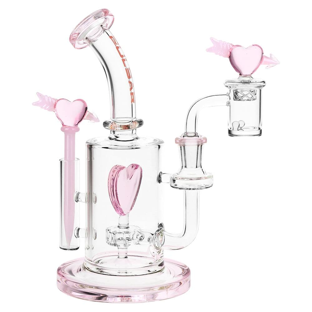 Pulsar Cupid Glass Dab Rig Set - 8.25" / 14mm F