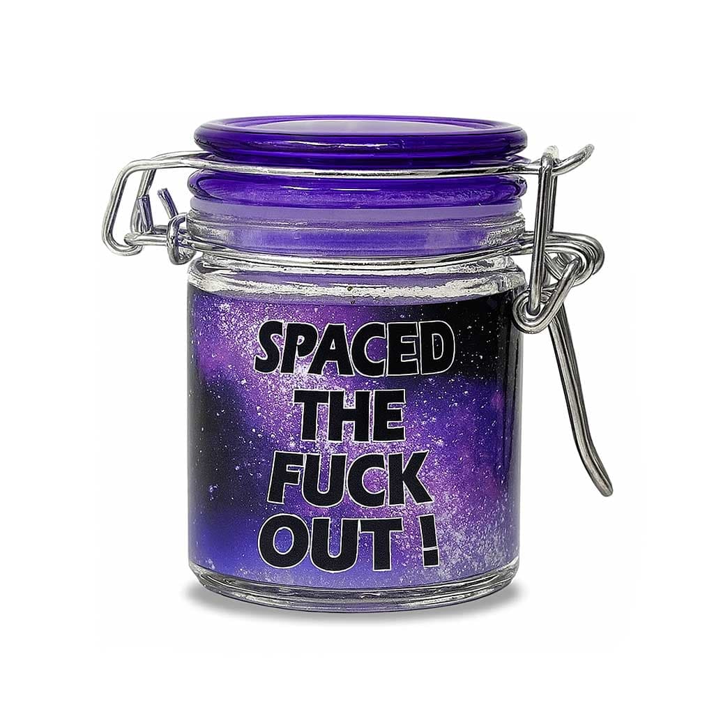 MINI SPACED OUT STORAGE JAR WITH CLAMPING LID