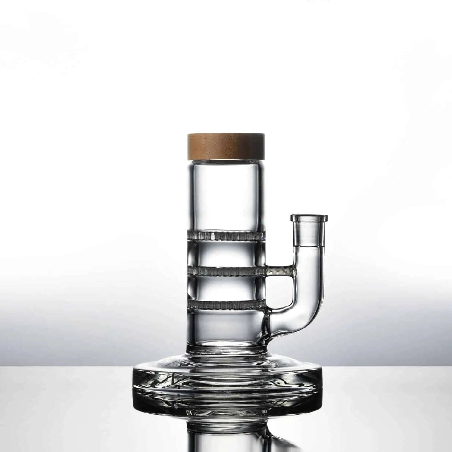 Vitae Glass Tri-UFO Bong 16"