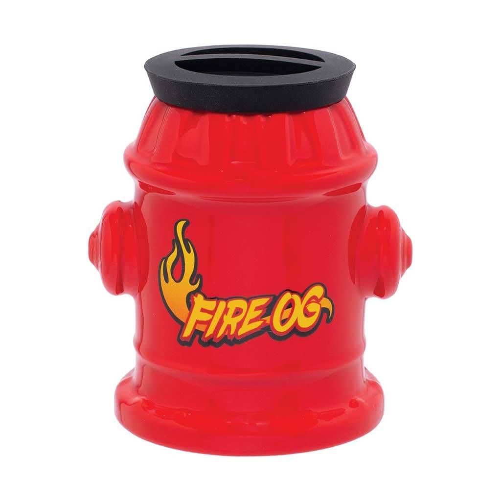 LARGE FIRE HYDRANT CERAMIC STASH JAR