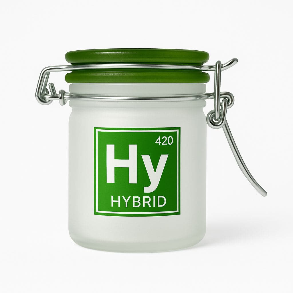 HYBRID PERIODIC SYMBOL AIRTIGHT STASH JAR