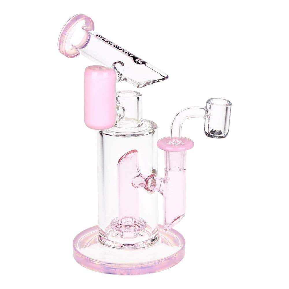 Pulsar Bicolor Fractured Tower Glass Dab Rig | 8" | 14mm F
