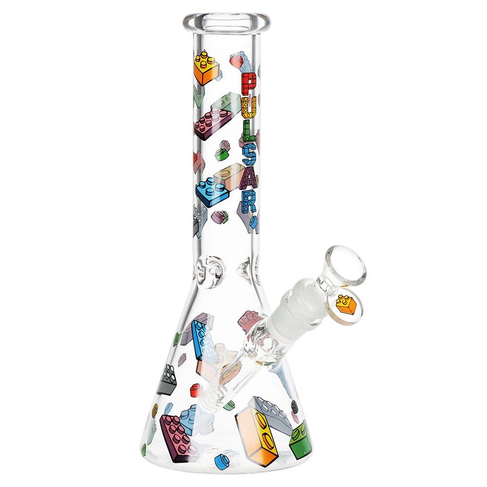 Pulsar Legos Beaker Glass Water Pipe - 10" / 14mm F