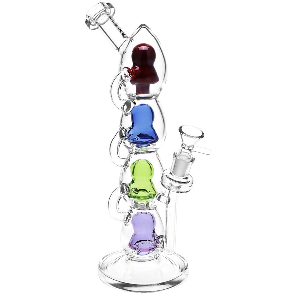 Pulsar Stacks on Stacks Glass Water Pipe - 11.75"