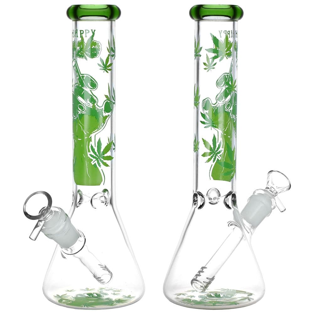 Party Beaker Glass Water Pipe - 10" / 14mm F