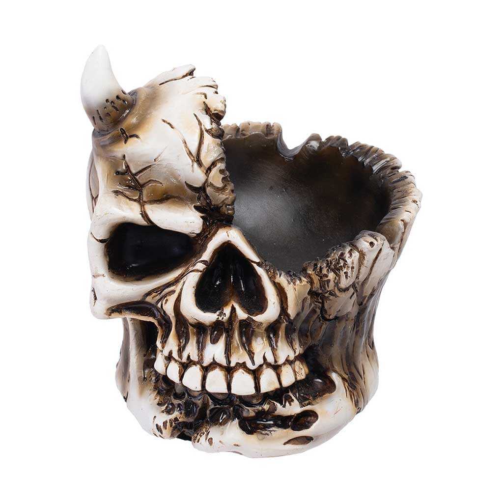 HALF SKULL ASHTRAY