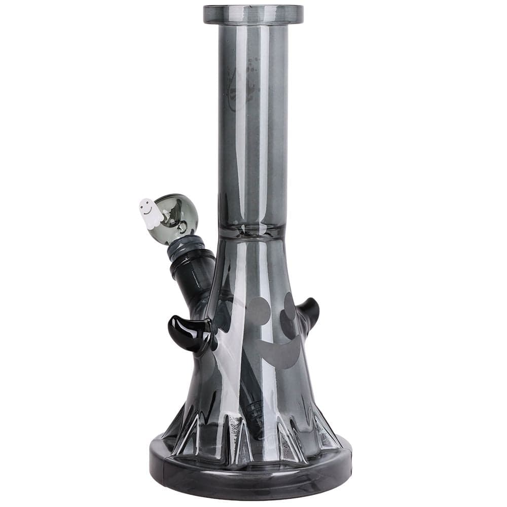 Pulsar Happy Ghost Glass Water Pipe - 10" / 14mm F