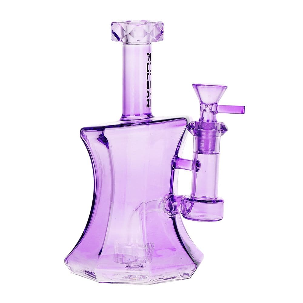 Pulsar Drippy Diamonds Glass Water Pipe | 7.5" | 14mm F