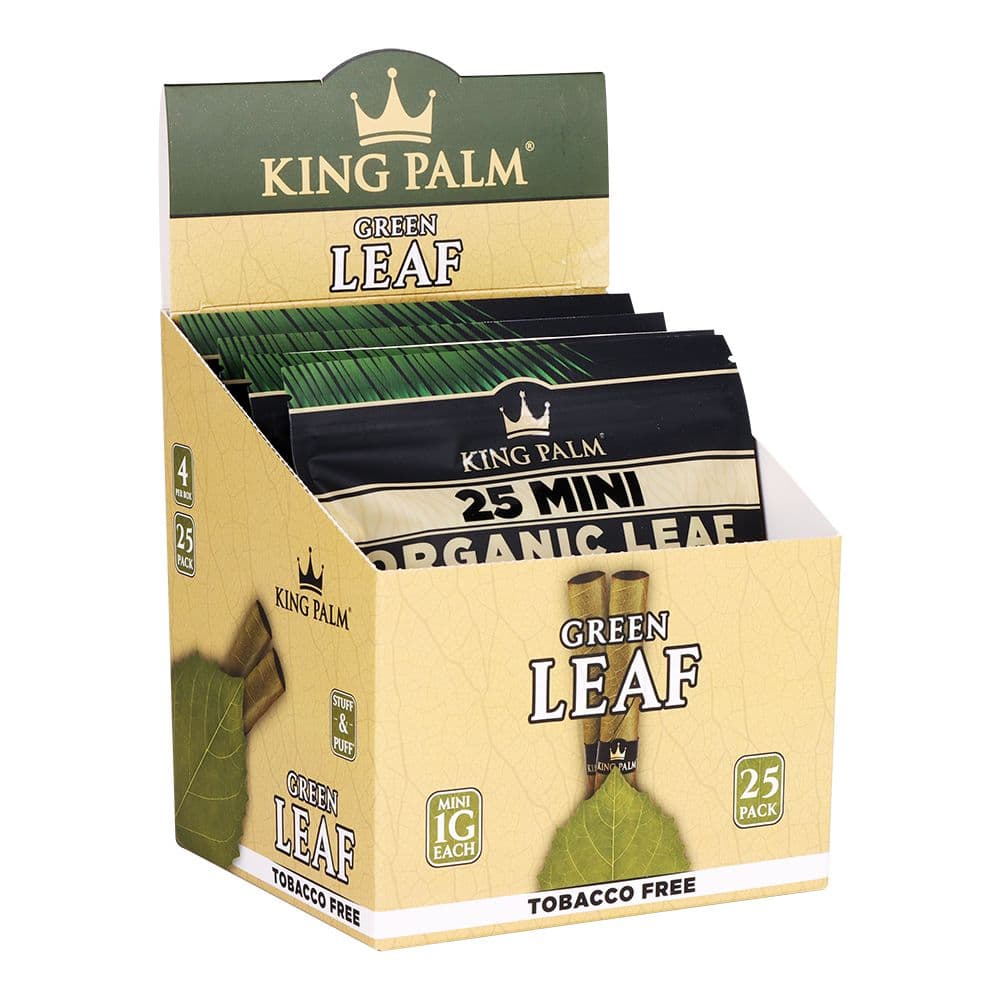 4CT DISPLAY - King Palm Hand Rolled Leaf -