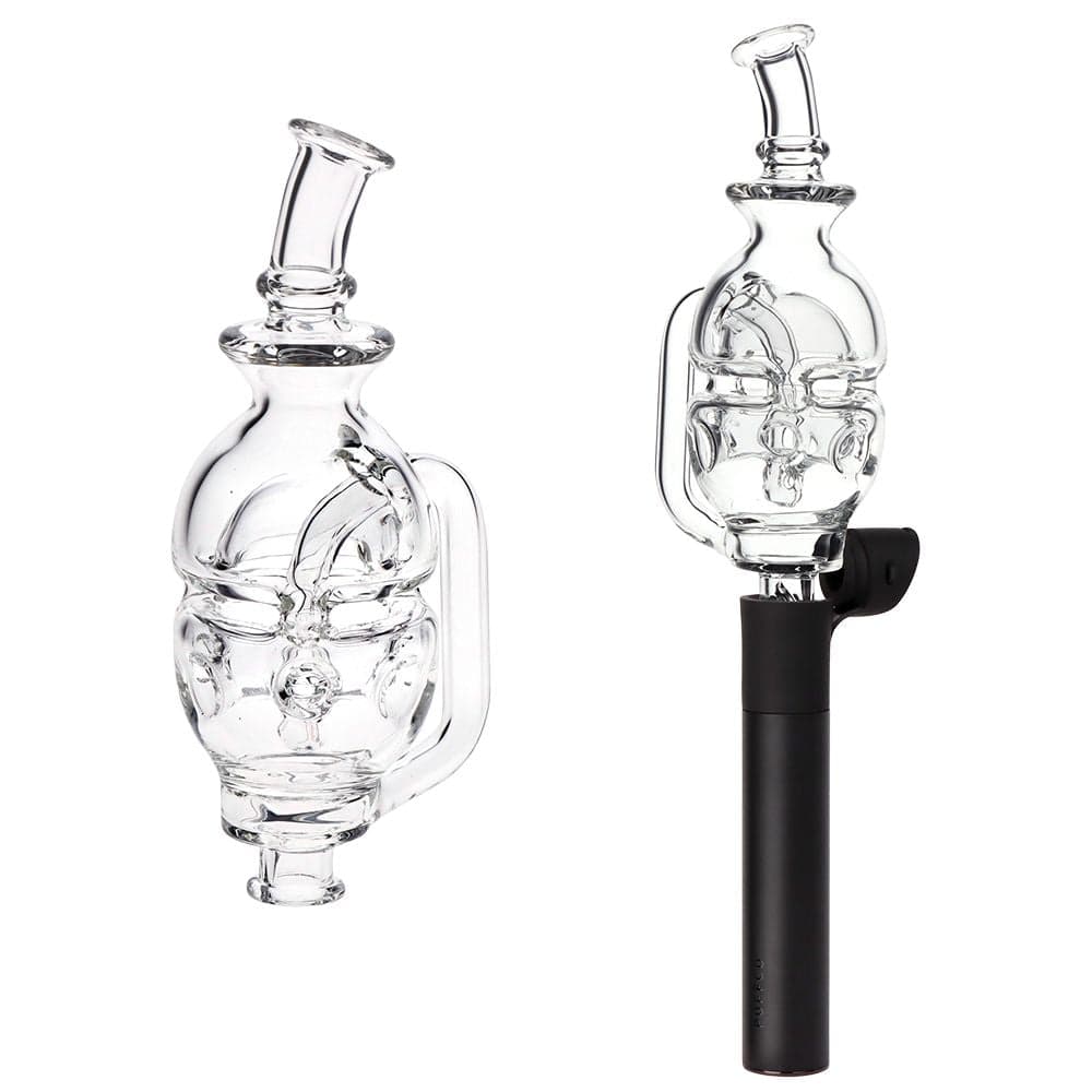 Pulsar Fab Egg Bubbler Glass Mouthpiece Attachment for Puffco Pivot - 5" / Clear
