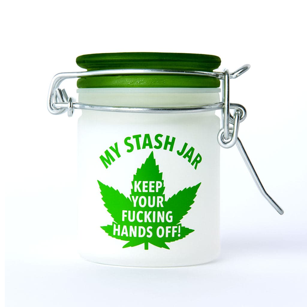 MY STASH JAR KEEP YOUR HECK HANDS OFF JAR