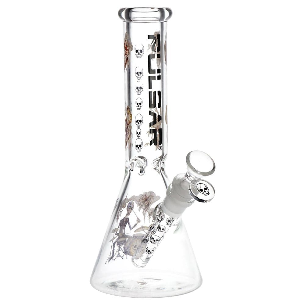 Pulsar Give the Drummer Some Beaker Glass Water Pipe - 9.75" / 14mm F
